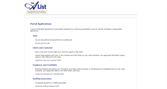 Desktop Screenshot of econnect.thealiststaffing.com